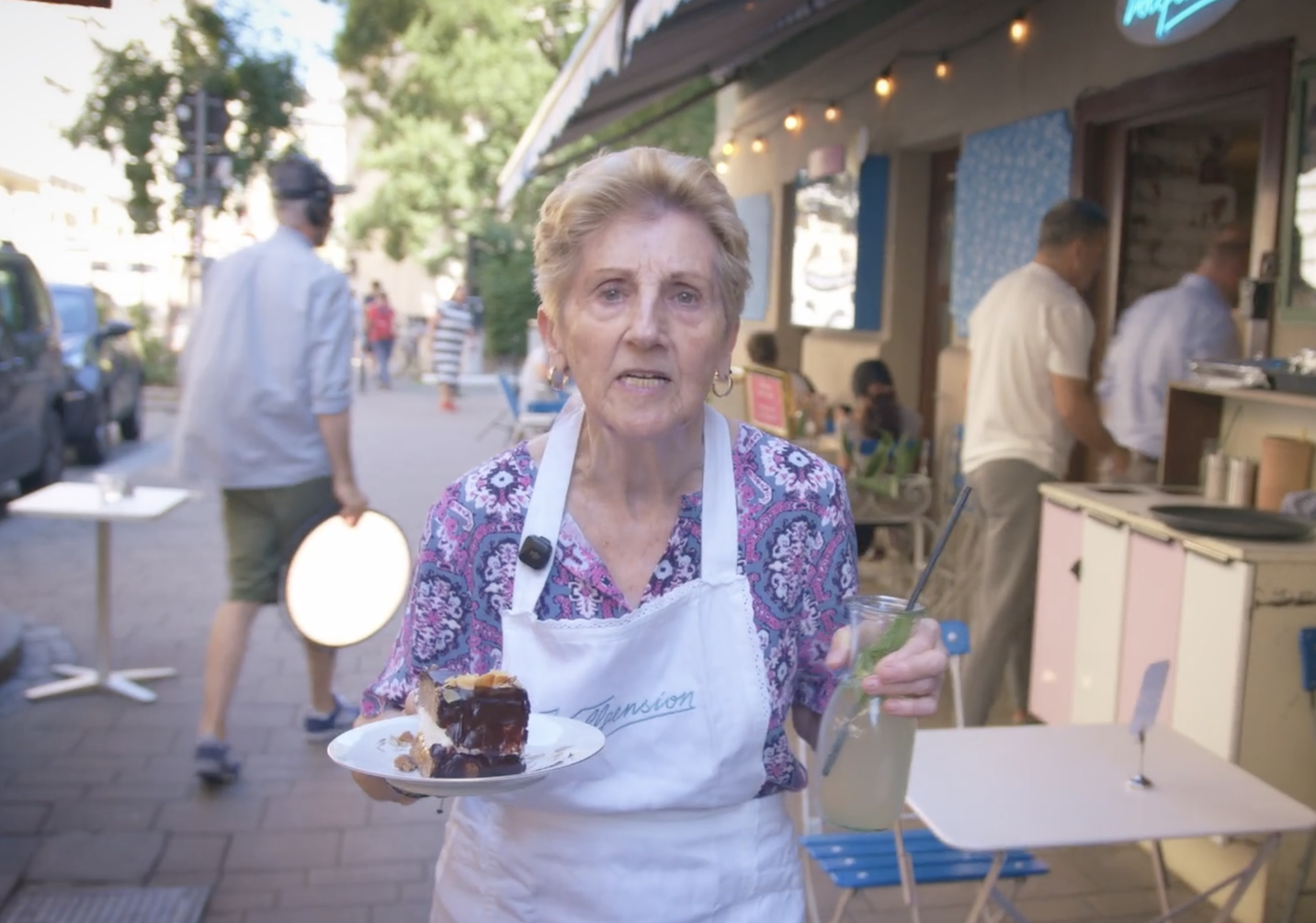 Campaign image from Nika van Olst’s Vollpension case study.