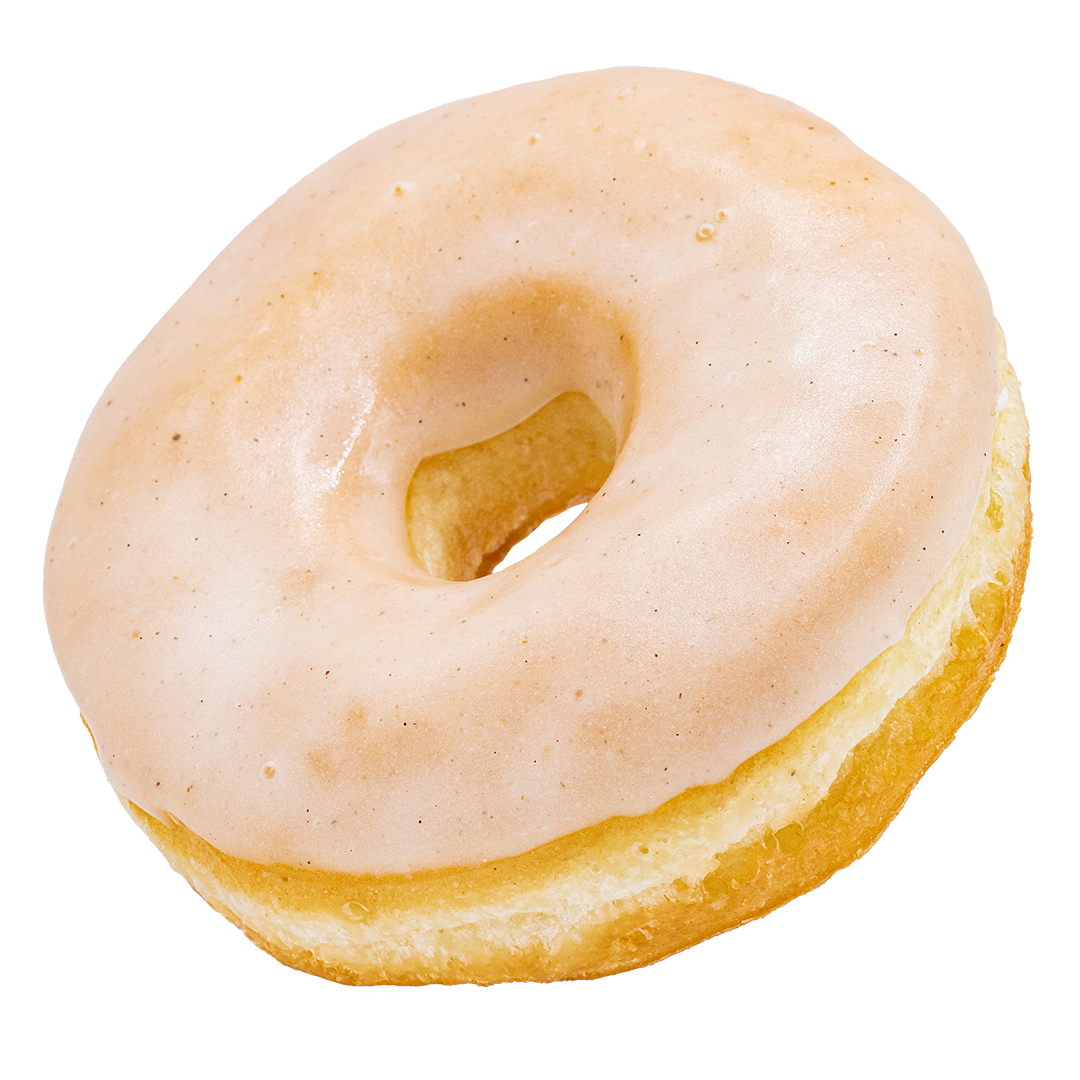 A glazed doughnut pictured in Nika van Olst's Brammibal's case study.